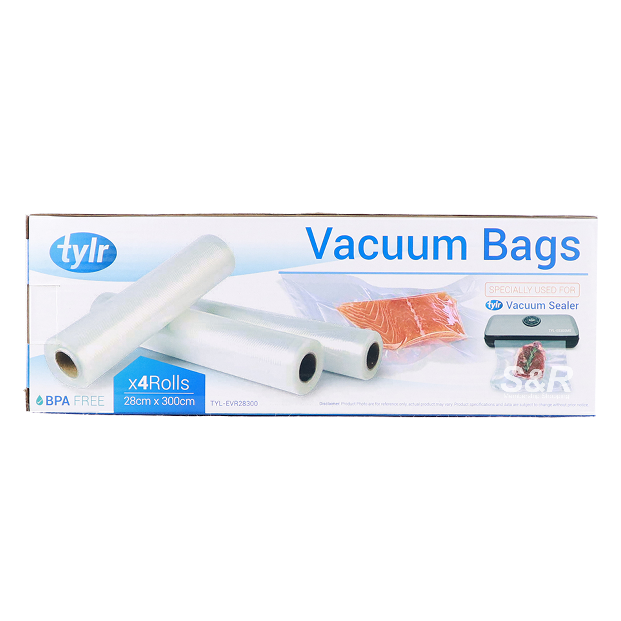 Tylr Vacuum Bags 4 Rolls Tylr Vacuum Bags 4 Rolls